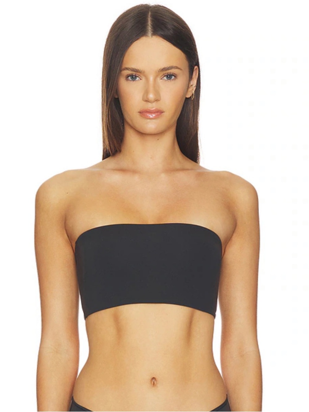 NWT SKIMS Fits Everybody Strapless Bandeau - Onyx Black